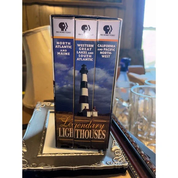 Legendary Lighthouses PBS Home Video 3-Tape VHS Box Set 1998 Documentary B5856 - Picture 2 of 4